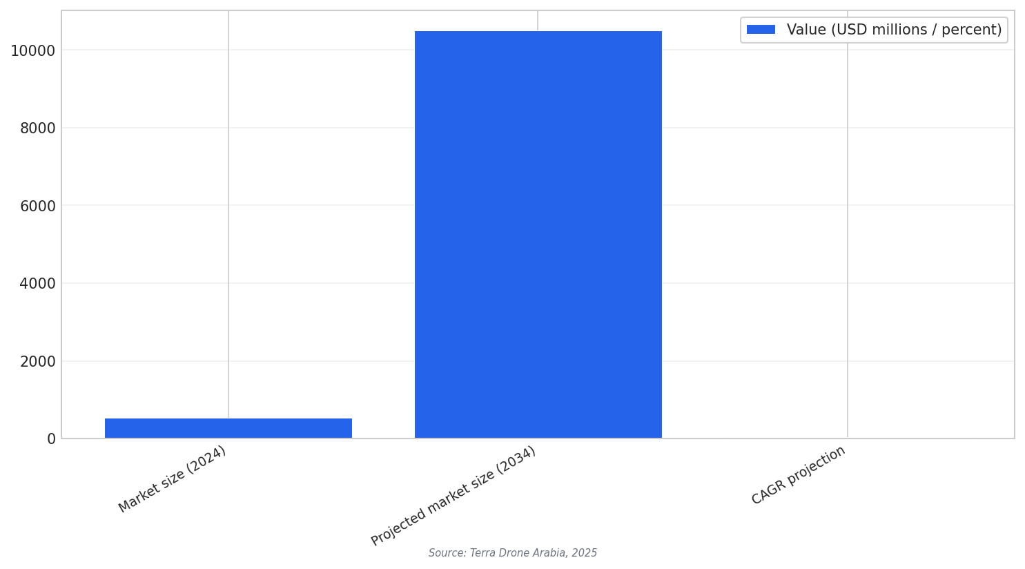 Drone delivery market outlook