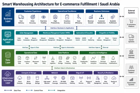Smart Warehousing Implementation for E-commerce Efficiency