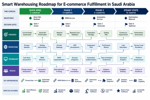 Smart Warehousing Implementation for E-commerce Efficiency