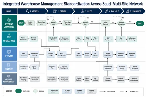 Integrated Warehousing Management Solutions to Standardize Operations Across Saudi Arabia