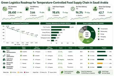 Building a Green Supply Chain: Sustainable Logistics Solutions for the Saudi Market