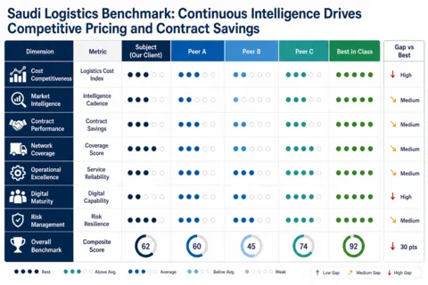 Building Continuous Market Intelligence and Insights for Saudi Arabia’s Logistics Sector