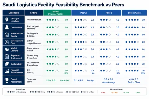 Logistics Feasibility Studies and Investment Assessments for New Assets in Saudi Arabia
