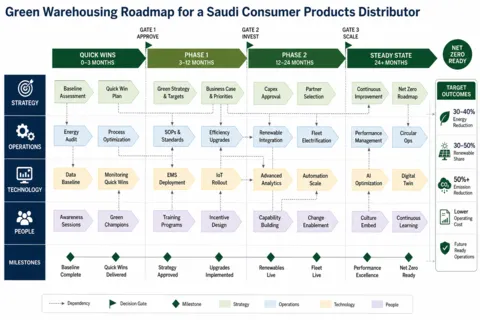 Implementing Sustainable and Green Warehousing Practices in Saudi Arabia’s Logistics Sector