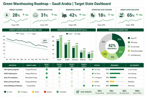 Implementing Sustainable and Green Warehousing Practices in Saudi Arabia’s Logistics Sector