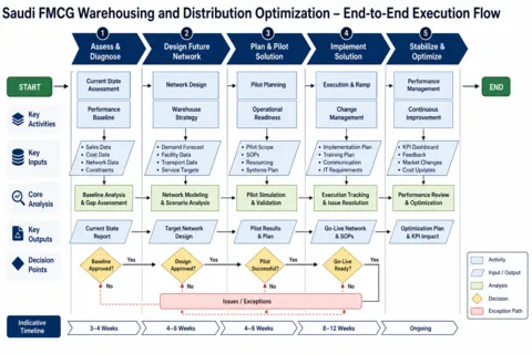 Warehousing and Distribution Optimization for FMCG Players in Saudi Arabia